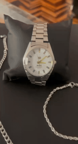 KIT 4 EN 1 PLATEADO PARA HOMBRE